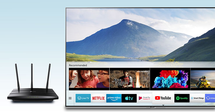 Wi-Fi роутер і телевізор Smart TV